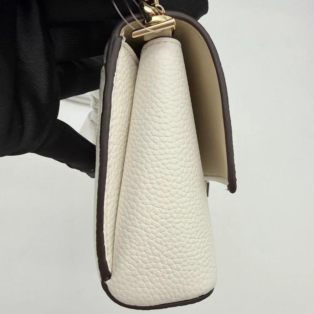 Kate Spade Knott Colorblocked Flap Chain Crossbody Light Cream Multi